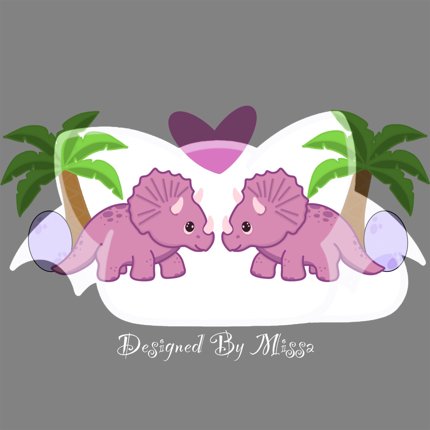 Tricerahearts- clip art