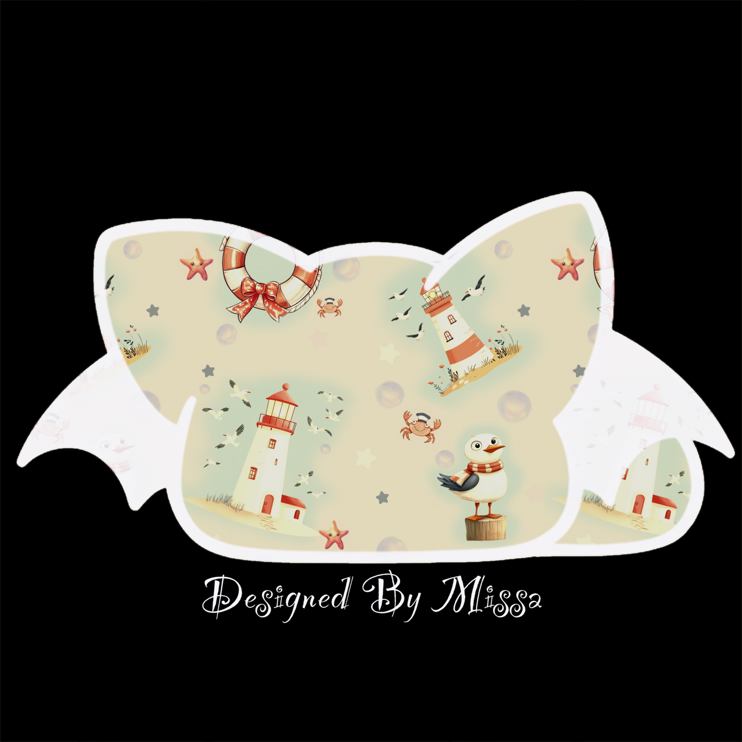 Nautical Birds- seamless file