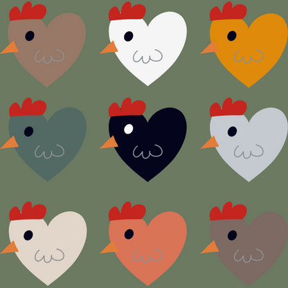 Chicken Hearts-seamless file