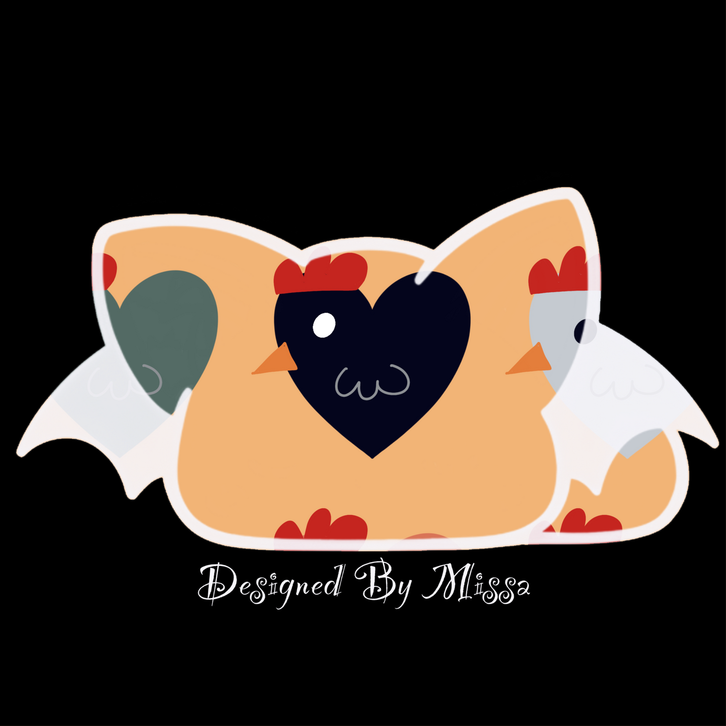 Chicken Hearts-seamless file