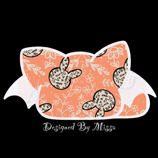 Floral Bunnies-seamless file