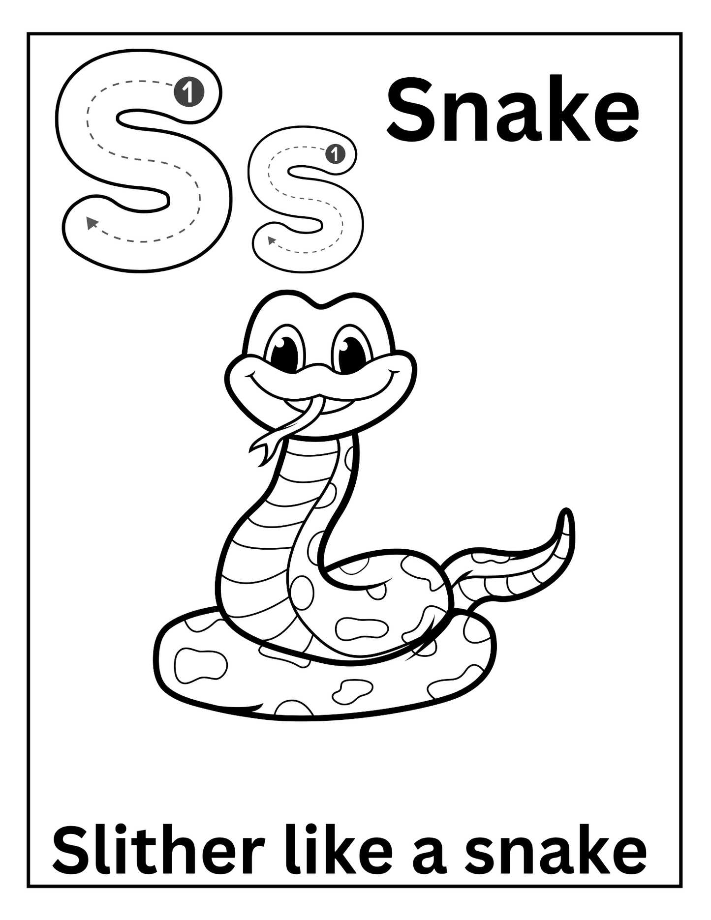 Preschool Bundle 1- Letter S and F