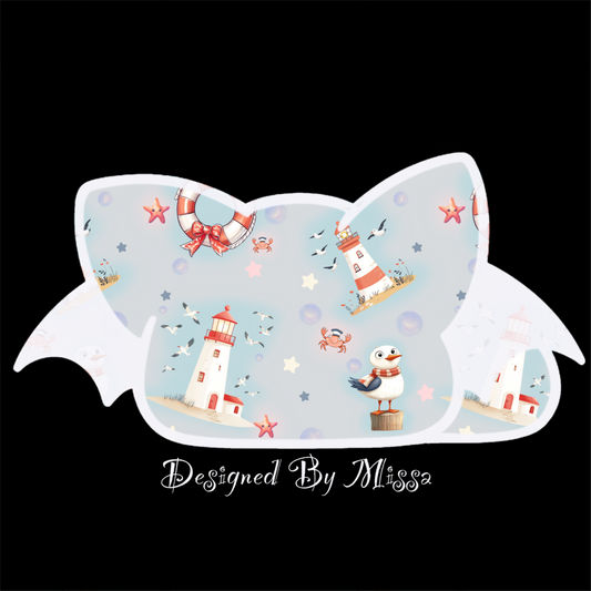 Nautical Birds-  seamless file