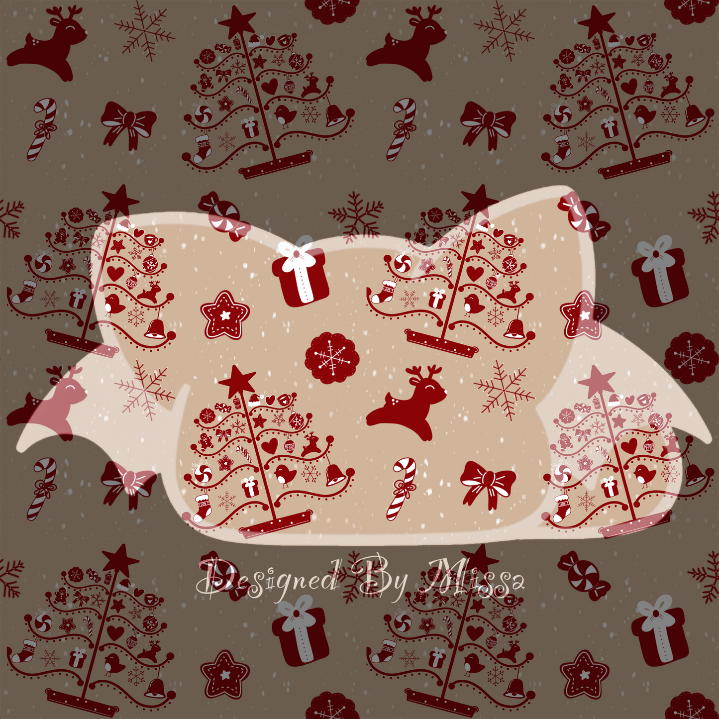 Red Christmas-  seamless file