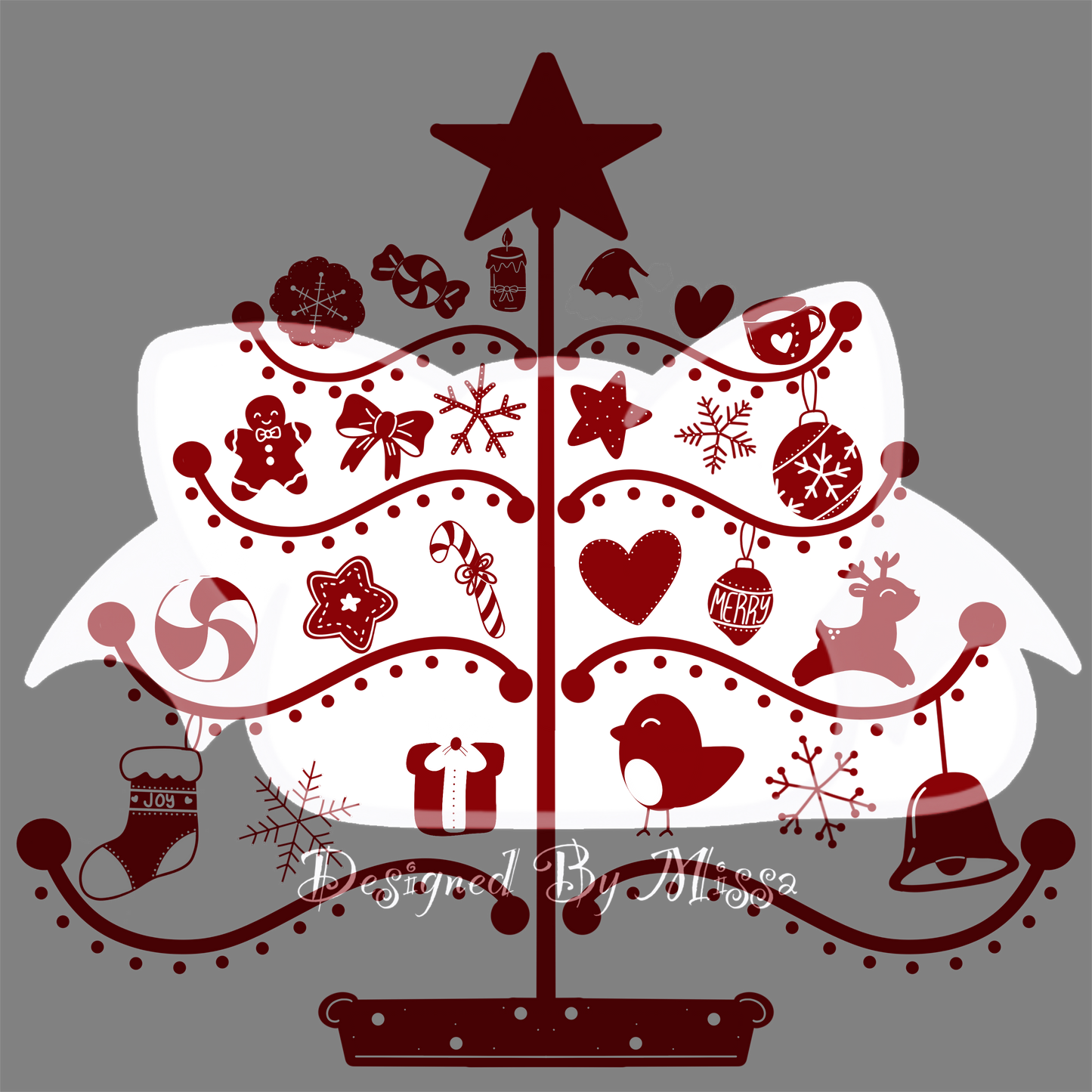 Red Christmas- clip art