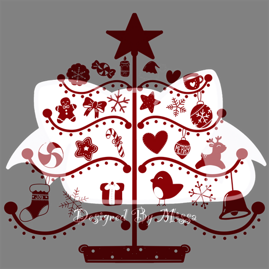 Red Christmas- clip art