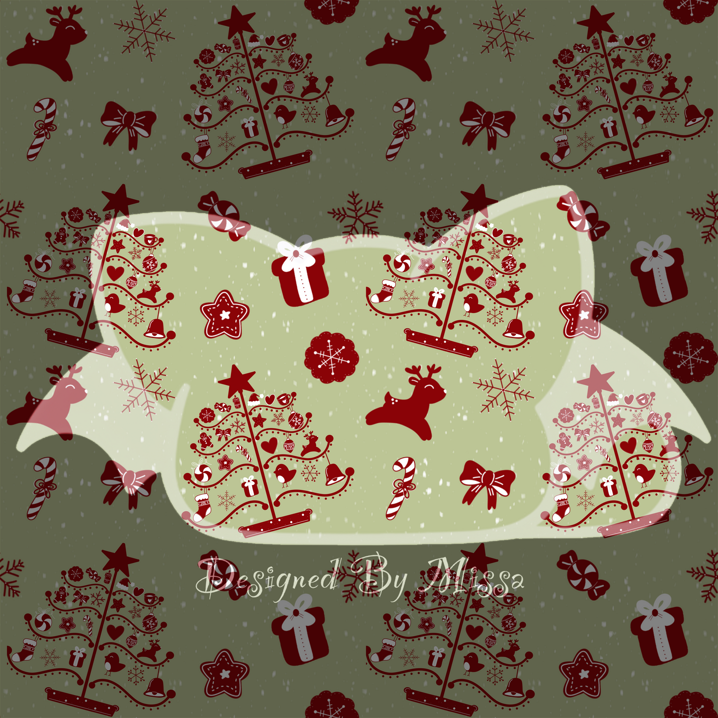 Red Christmas-  seamless file