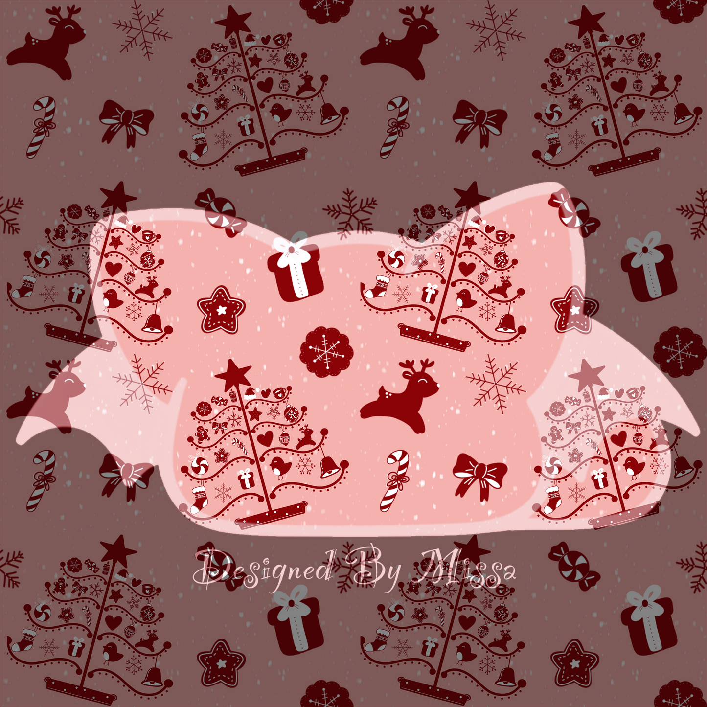 Red Christmas-  seamless file