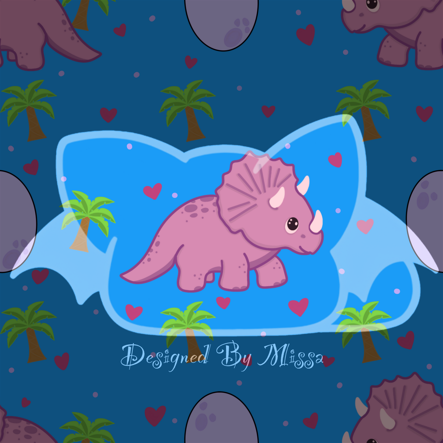 Tricera-Hearts- seamless