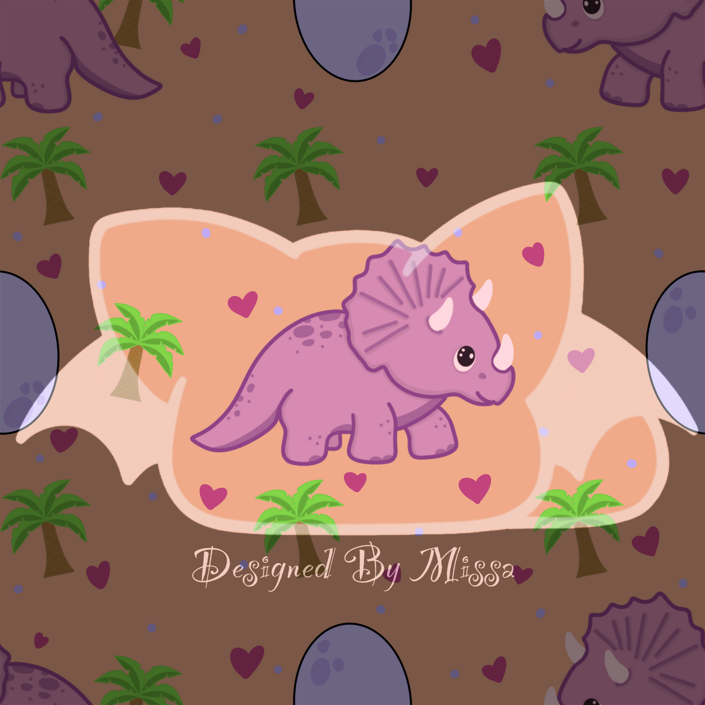 Tricera-Hearts- seamless